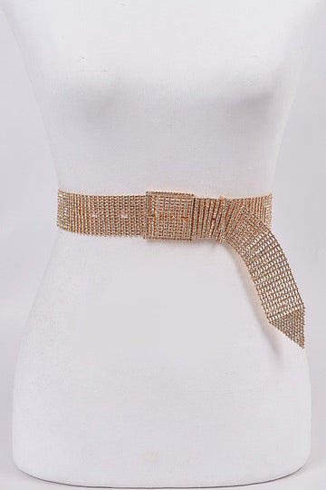 Thick Rhinestone Belt