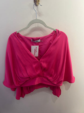 Pink Surplice Top