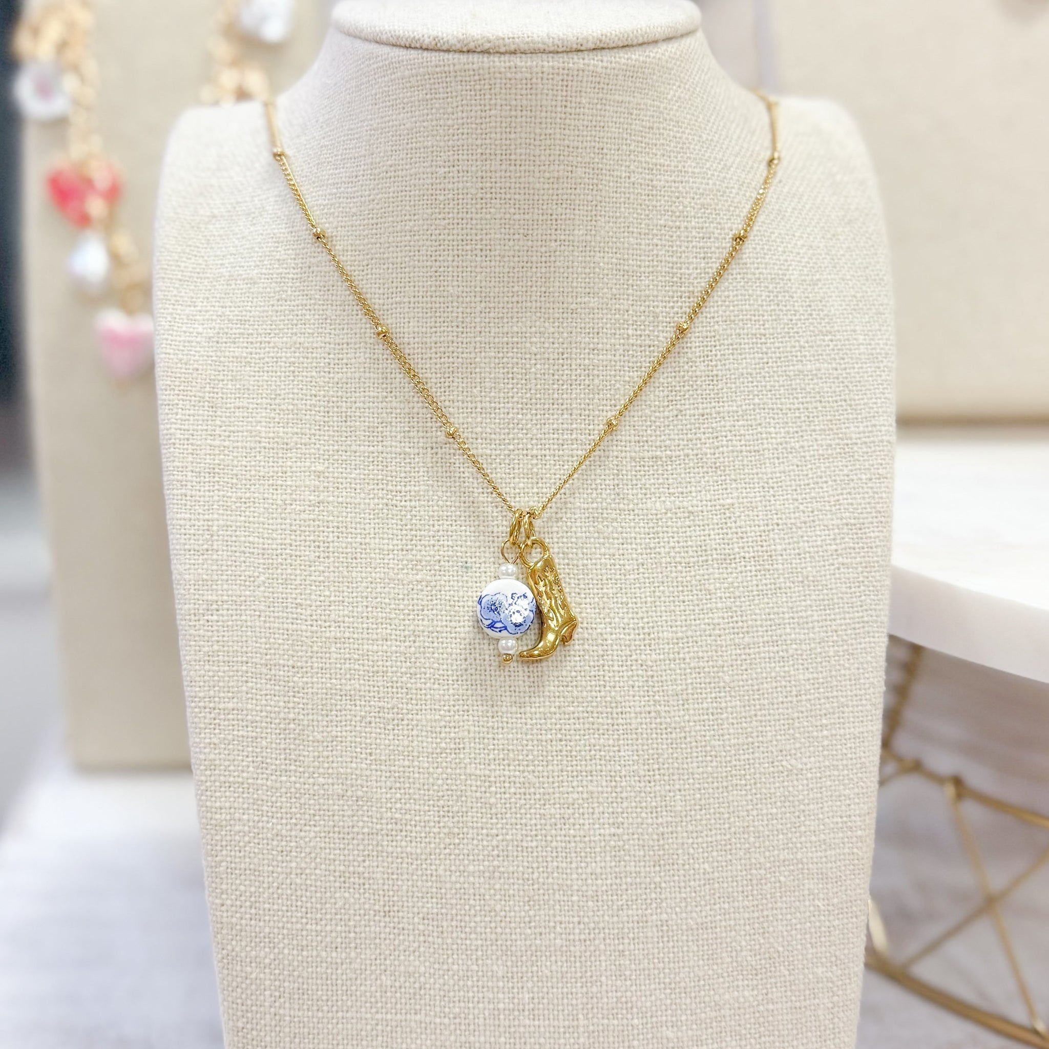 Boot Charm Necklace