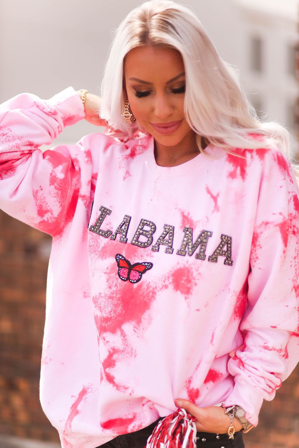 Alabama Tie Dye Crewneck