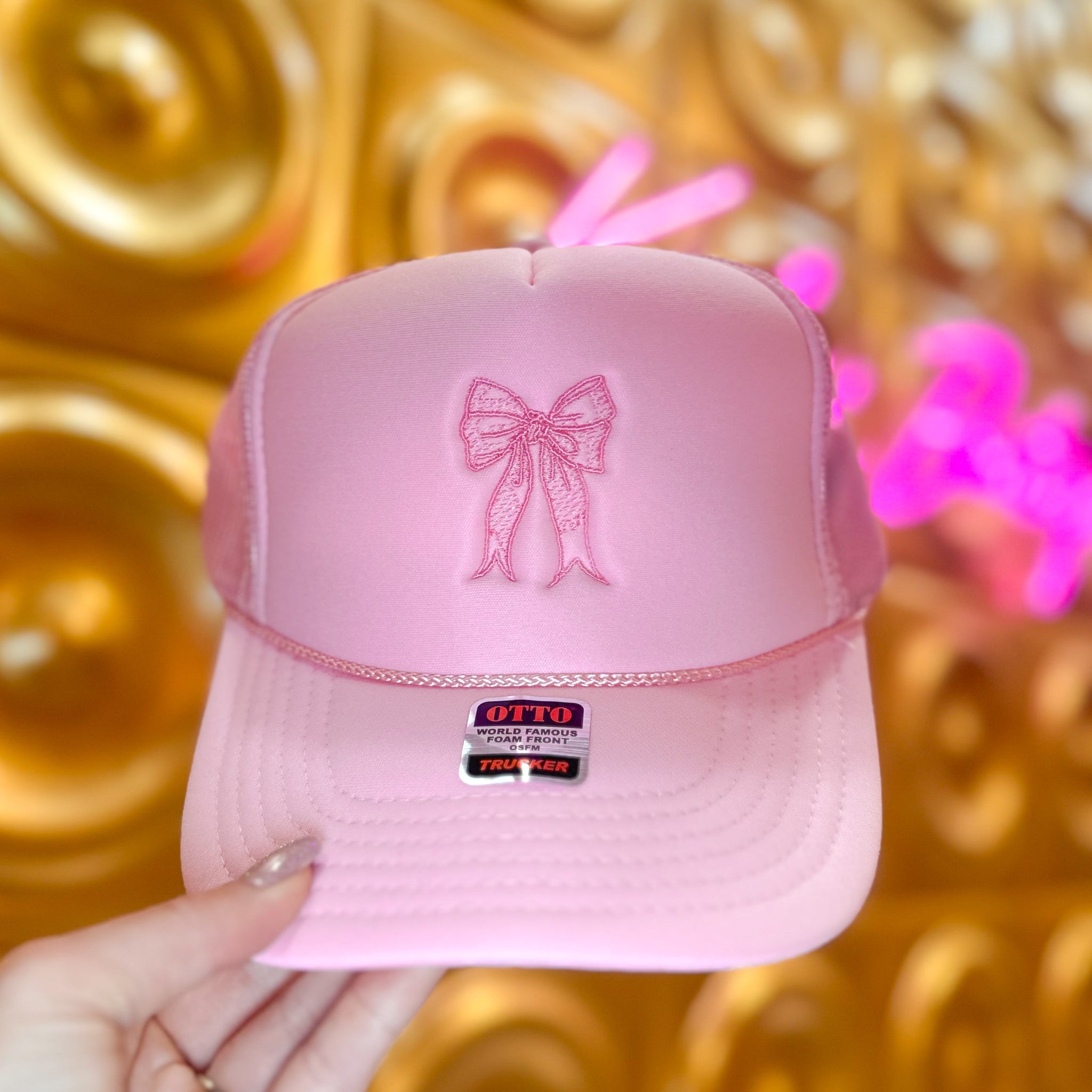 Coquette Bow Trucker Hat