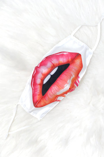Dripping Lips Face Mask