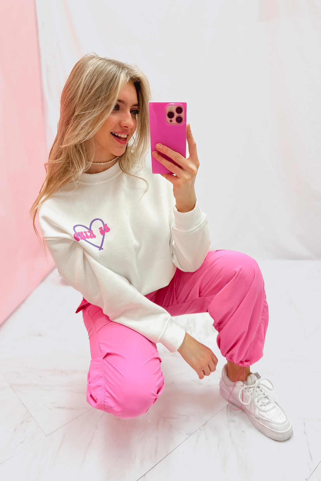 White Butterfly Sweatshirt