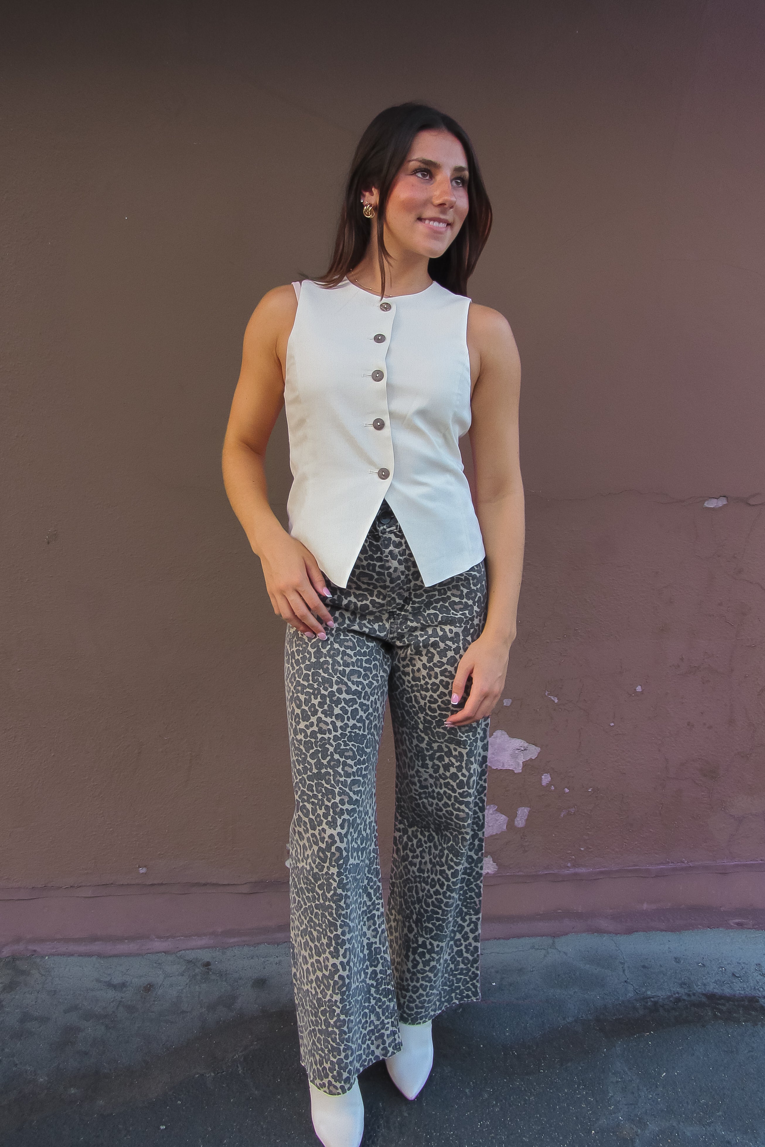 Leopard Print Denim Jeans RESTOCK!