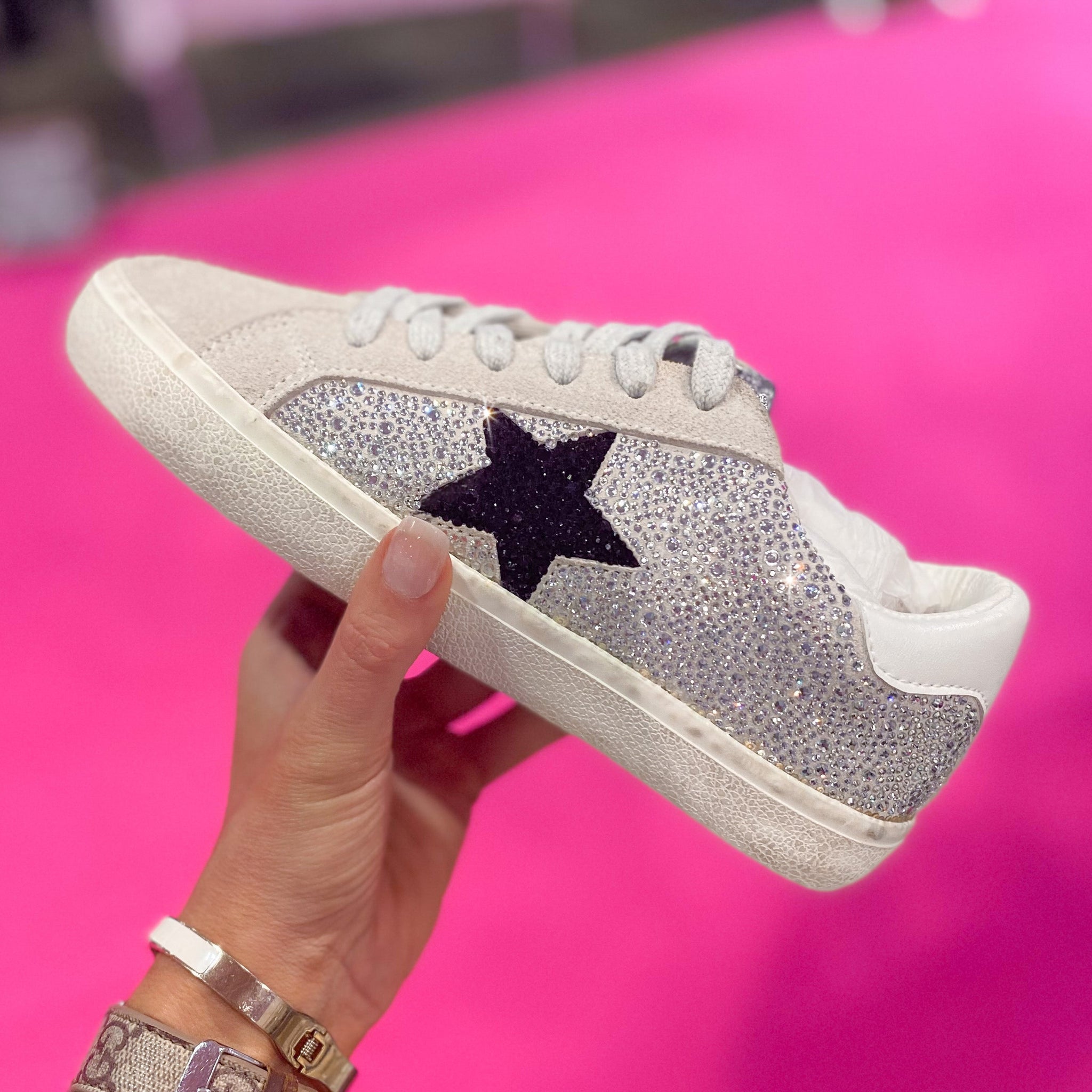 Dyno Rhinestone Low Top VH Sneaker