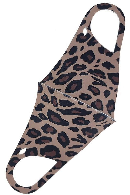 Leopard Mirawave Antibacterial Face Mask