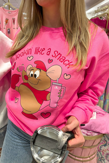 Neon Pink Lookin' Like A Snack Gus Gus Sweatshirt