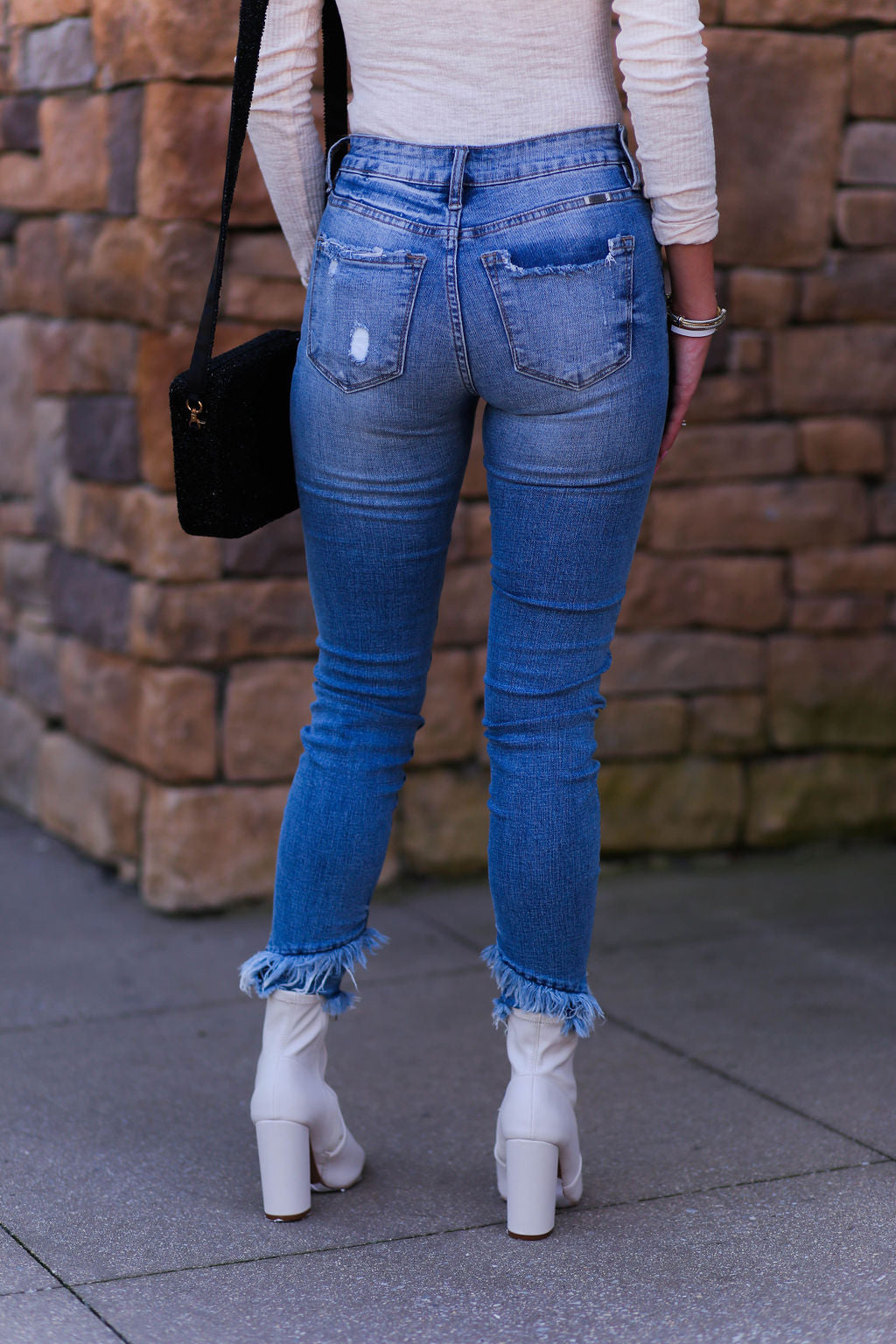 Signal Off White Booties