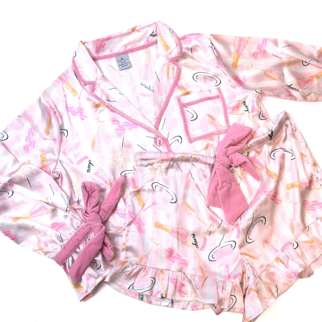 Celebrate Satin Pajama Set